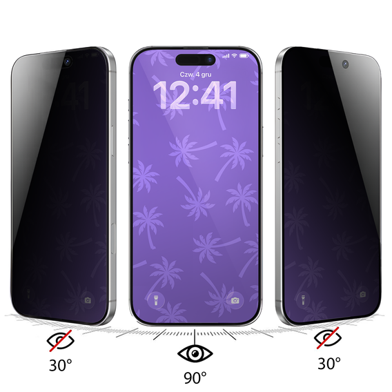 Shy Palm Privacy Tempered Glass for Samsung Galaxy S24 Ultra