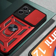 Case for Xiaomi Redmi 12, CamShield Slide, red