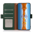 KHAZNEH RFID case for Samsung Galaxy S24 Ultra, Litchi Texture, green