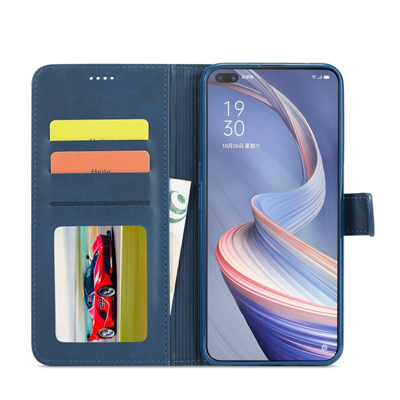 Flip case for Oppo Reno 4 Z 5G, LC.IMEEKE, blue