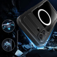 IP68 Waterproof Case for iPhone 16 Plus, SHELLBOX MagSafe, black