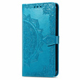 Flip case for Infinix Hot 40i, Mandala, blue