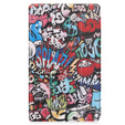 Case for Lenovo Tab M8 Gen 4 TB-300FU, Smartcase, graffiti