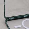 Magnetic Dual Glass MagSafe case for Samsung Galaxy S23, green