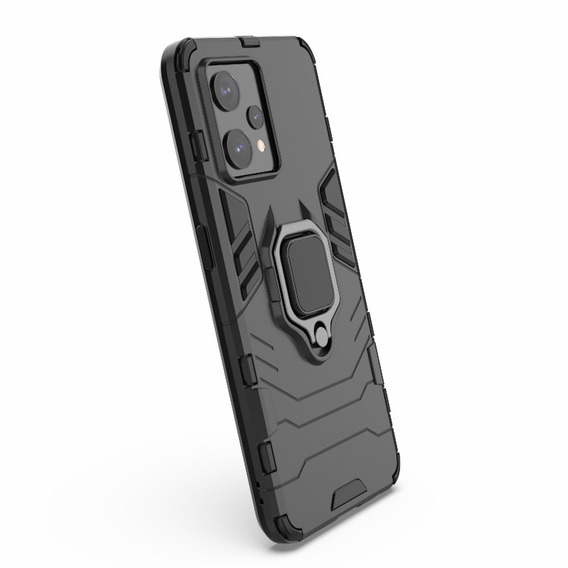 Case for Realme 9 Pro+ Plus / Realme 9 4G, Kickstand Ring, black