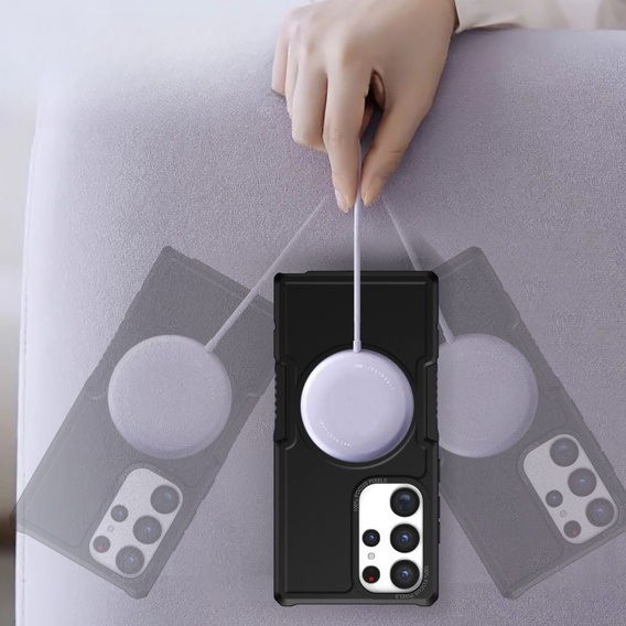 Case for Samsung Galaxy S23 Ultra, Protective MagSafe, black