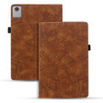 Flap case for Lenovo Tab M11, flower, brown