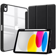 Case for iPad 10.9 2022 10 Gen, Smartcase Hybrid, with stylus space, black
