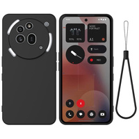 Case for Nothing Phone 3a Pro, Silicone Lite, black