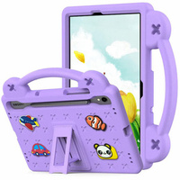 Children's case for Samsung Galaxy Tab S10 Lite / S10 FE / S9 FE, Cute Patterns, with stand, purple
