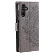 Flip case for Samsung Galaxy S23 FE, Mandala, grey