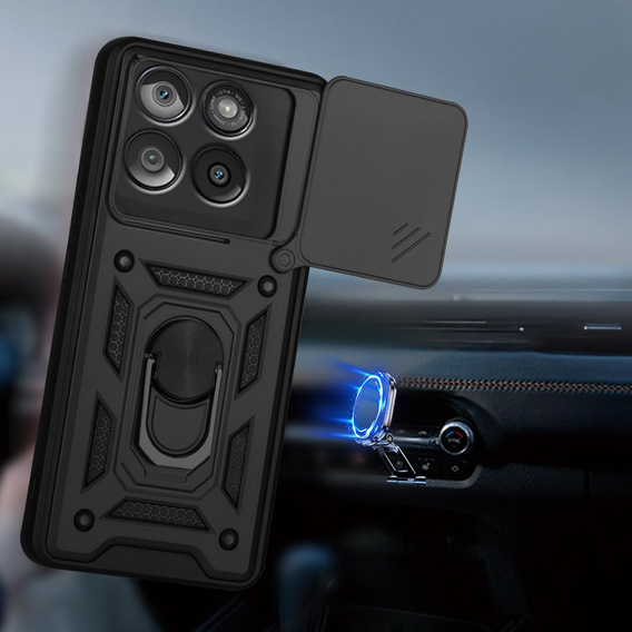 Case for Motorola Edge 60 / 60 Fusion, CamShield Slide, black