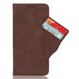 Flip case for Oppo Reno 13 Pro, Card Slot, brown