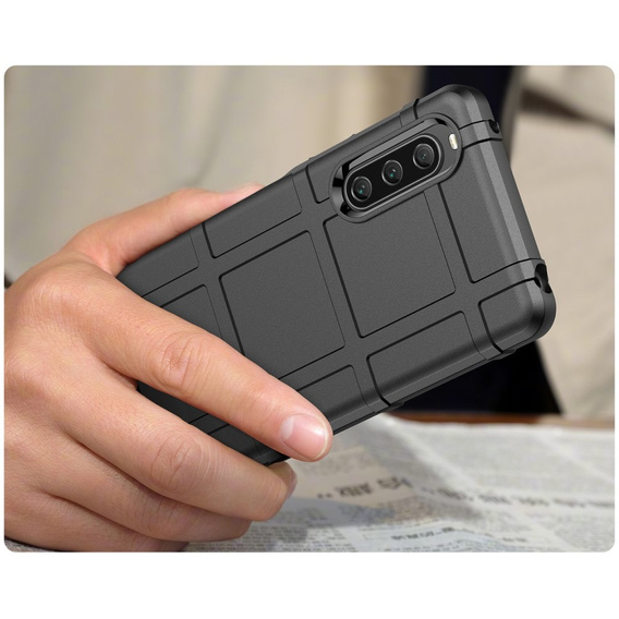 Case for Sony Xperia 10 V, Rugged Shield, black