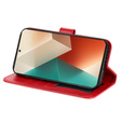 Flip case for Xiaomi Redmi Note 13 5G, Mandala, red
