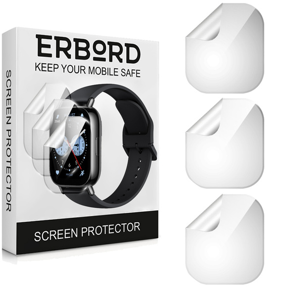 3x ERBORD hydrogel film for Xiaomi Redmi Watch 5 Lite