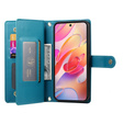 Flip case for Samsung Galaxy A56 5G, Wallet Zipper Pocket, blue