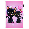 Case for Samsung Galaxy Tab A9 X110 / X115, two cats