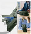 Armored case for Samsung Galaxy S24 FE, Dexnor Full Body (Two Frames), green