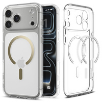 Spigen case for iPhone 17 Pro Max, Ultra Hybrid MagSafe, Clear / Gold
