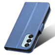 Flip case for Samsung Galaxy M15 5G, Wallet Smart Magnet, blue