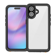 Case for iPhone 17, IP68 waterproof Redpepper, black