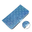 Flip case for Oppo A17, Wallet mandala, blue