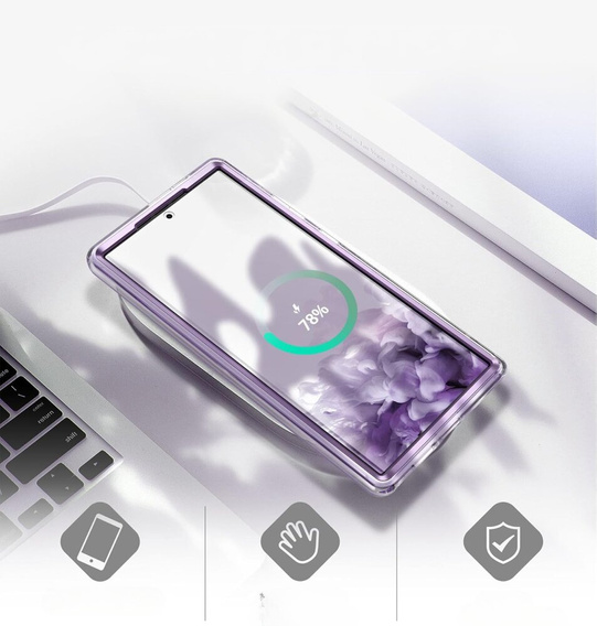 Case for Samsung Galaxy S23 Ultra, Suritch Full Body, purple