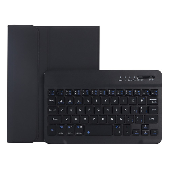 Case with bluetooth keyboard for iPad mini 8.3" 2021 (6 gen.) / iPad mini 8.3" 2024 (7 gen.), black