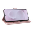 Crossbody Leather Wallet flip case for Samsung Galaxy S25 Edge, pink