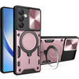 Armor case for Samsung Galaxy A54 5G, CamShield Slide, pink rose gold