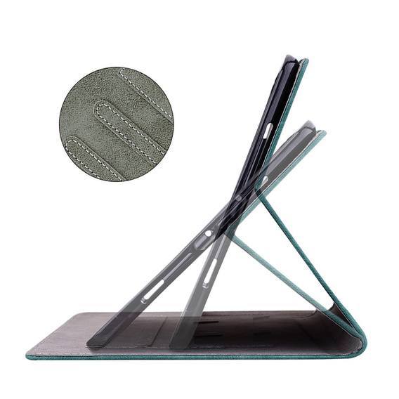 Case for Lenovo Tab M9, Wallet Pen Slot, green