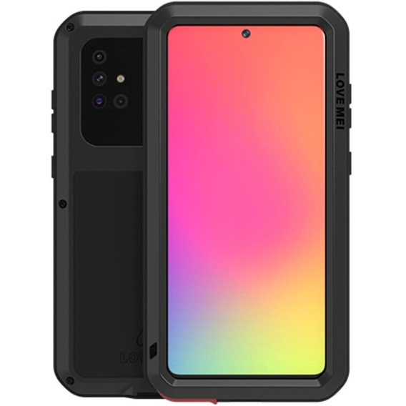 Samsung Galaxy A71 case - Love Mei Powerful, black