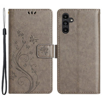 Flip case for Samsung Galaxy A55 5G, Wallet, Butterfly, purple