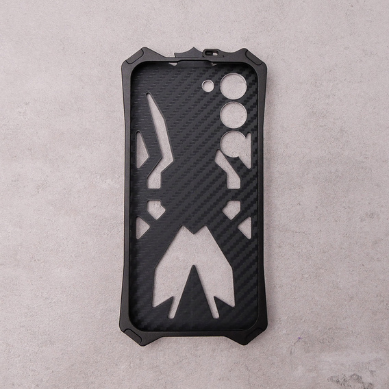 Armored case for Samsung Galaxy S23, Aluminum Alloy, black