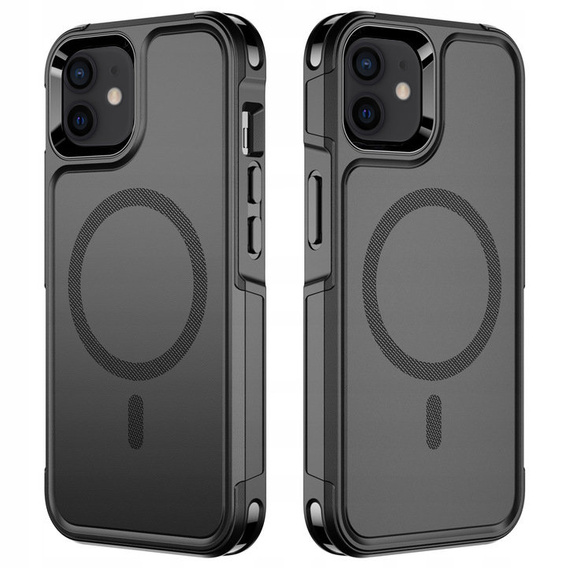 Case for iPhone 12/12 Pro, MagForce MagSafe, black