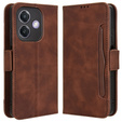 Flip case for Oppo A40 / Oppo A40m, Card Slot, brown
