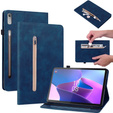 Case for Lenovo Tab P11 Pro Gen 2, Wallet Pen Slot, blue