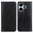 Flip case for Xiaomi Redmi 13, Split Leather, black