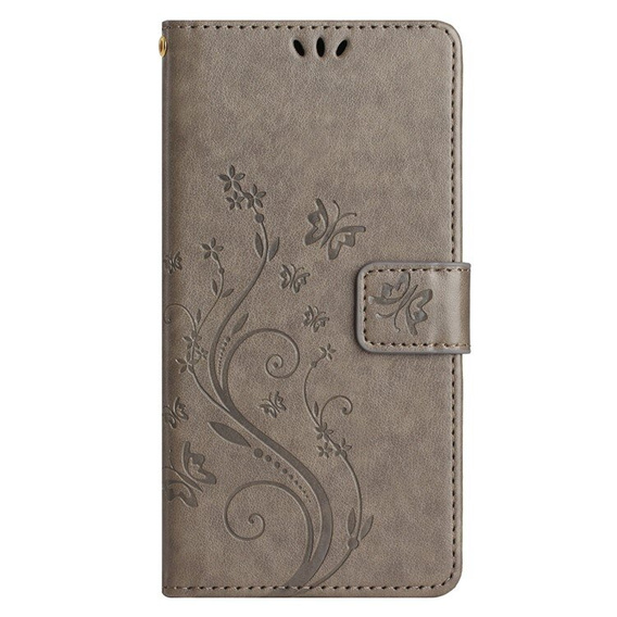 Flip case for Samsung Galaxy A55 5G, Wallet, Butterfly, purple