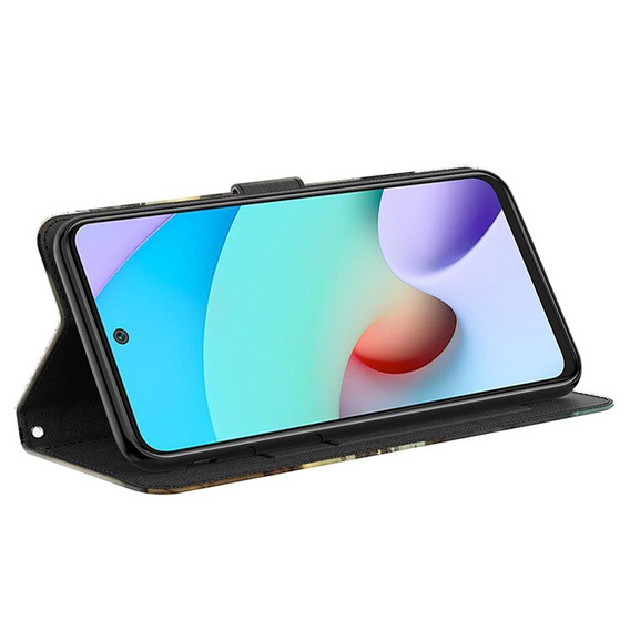 Flip case for Xiaomi Redmi 13C / Poco C65, Wallet, Cat & Tiger
