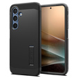 Spigen case for Samsung Galaxy S25+ Plus, Tough Armor Mag MagSafe, black + 9H Tempered Glass