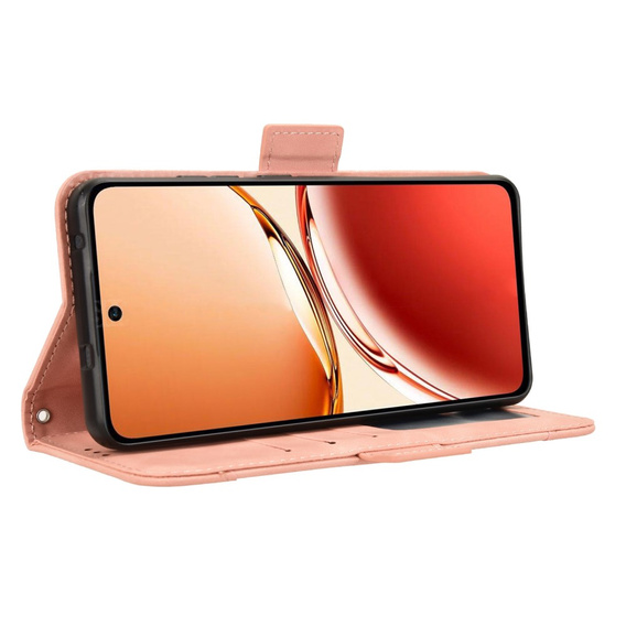 Flip case for Oppo Reno 12FS / 12F, Card Slot, pink