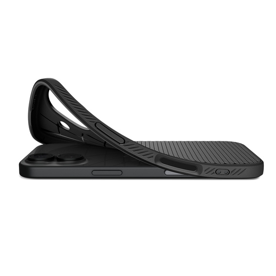 Spigen Liquid Air Case for iPhone 17, Matte Black