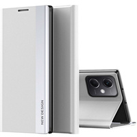 Flip case for Xiaomi Poco X5 Pro 5G / Redmi Note 12 Pro, Side Magnetic, silver