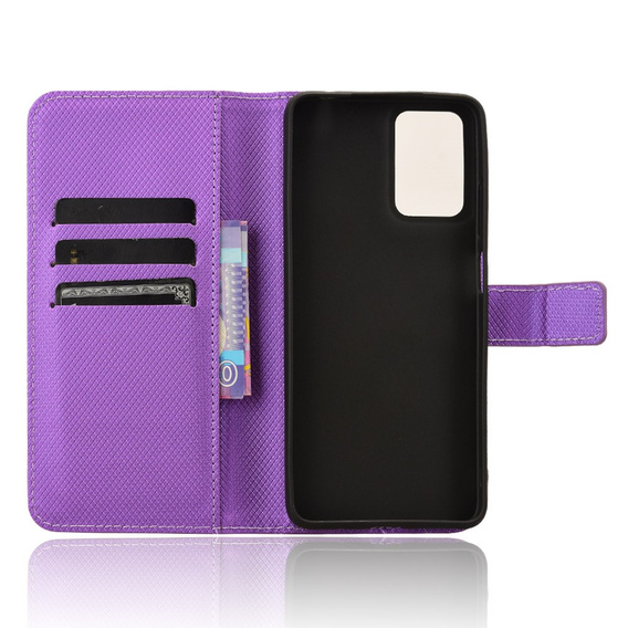 Flip case for Motorola Moto G24 / G24 Power / G04, Wallet Smart Magnet, purple
