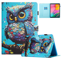 Case for Samsung Galaxy Tab A7 Lite, with flap, owl