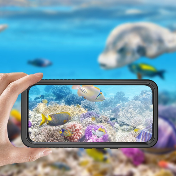 IP68 Waterproof Case for Google Pixel 9a, Redpepper, black