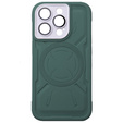 Case for iPhone 15 Pro Max, ERBORD Armor Mag, green