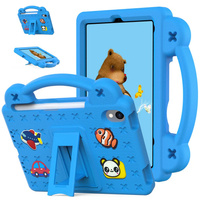 Children's case for iPad mini 8.3" 2021 (6 gen.) / iPad mini 8.3" 2024 (7 gen.), Cute Patterns, with stand, blue